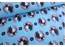 REST Jersey Pferde - hellblau